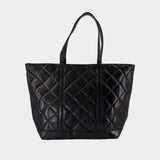 XL Shopping bag - Vanessa Bruno - Leather - Black