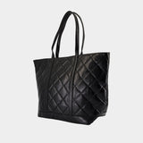 XL Shopping bag - Vanessa Bruno - Leather - Black