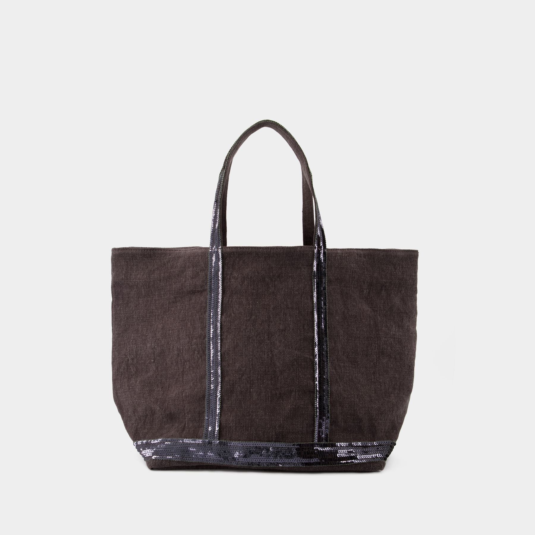 Leather Tote Bag Sac Vanessa Bruno Noir Grand Leather Tote Bag - Main Image