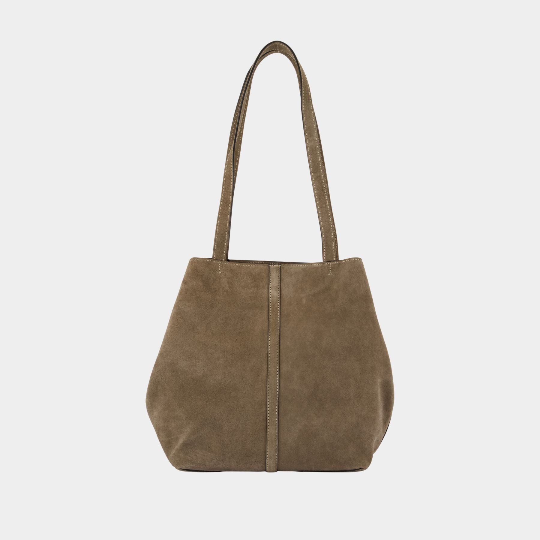 トートバッグ Pm Shopper Bag - Vanessa Bruno - Leather - Brown Pm Shopper Bag - Vanessa Bruno - Leather - Brown