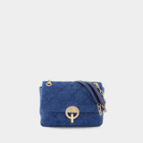 Grand Moon Shoulder Bag - Vanessa Bruno - Linen - Blue