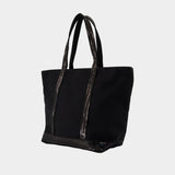 M Zippe Shopper Bag - Vanessa Bruno - Cotton - Black