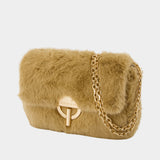 Moon Moyen Shoulder Bag - Vanessa Bruno - Synthetic - Beige