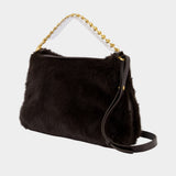 Daily Chain Gm Shoulder Bag - Vanessa Bruno - Synthetic - Brown