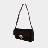 Moon Baguette Shoulder Bag - Vanessa Bruno - Leather - Black