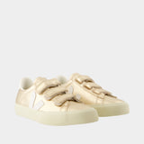 Recife Logo Sneakers - Veja - Leather - Gold
