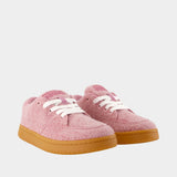 Kenzo Dome Low Top Sneakers - Kenzo - Wool - Pink