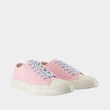 Hoshi Low Top Vulcanized Sneakers - Kenzo - Cotton - Pink