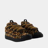 Curb Sneakers - Lanvin - Synthetic - Brown