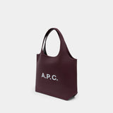Ninon Shopper Bag - A.P.C. - Synthetic - Burgundy