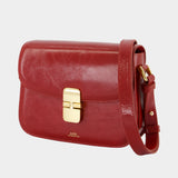 Grace Small Crossbody - A.P.C. - Leather - Red