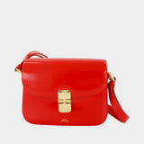 Grace Small Shoulder Bag - A.P.C. - Leather - Red