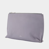 Neige Clou Toiletry Bag - A.P.C. - Leather - Purple