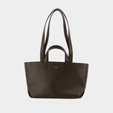 Le Drummer Small Shoulder Bag - A.P.C. - Leather - Khaki
