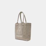 Yenky Small Tote Bag - Isabel Marant - Cotton - Beige