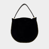 Oskan Hobo Soft Gz Shoulder Bag - Isabel Marant - Leather - Black