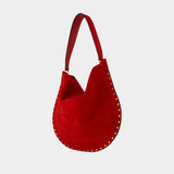 Oskan Soft Ga Shoulder Bag - Isabel Marant - Leather - Red