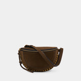 Skano Gz Shoulder Bag - Isabel Marant - Leather - Khaki