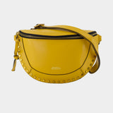 Skano Gz Shoulder Bag - Isabel Marant - Leather - Yellow