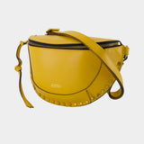 Skano Gz Shoulder Bag - Isabel Marant - Leather - Yellow