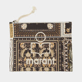 Netia Ge Pouch - Isabel Marant - Cotton - Black