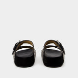 Lennyo Gb Sandals - Isabel Marant - Leather - Black