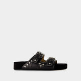 Lennyo Gb Sandals - Isabel Marant - Leather - Black