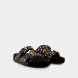 Lennyo Gb Sandals - Isabel Marant - Leather - Black
