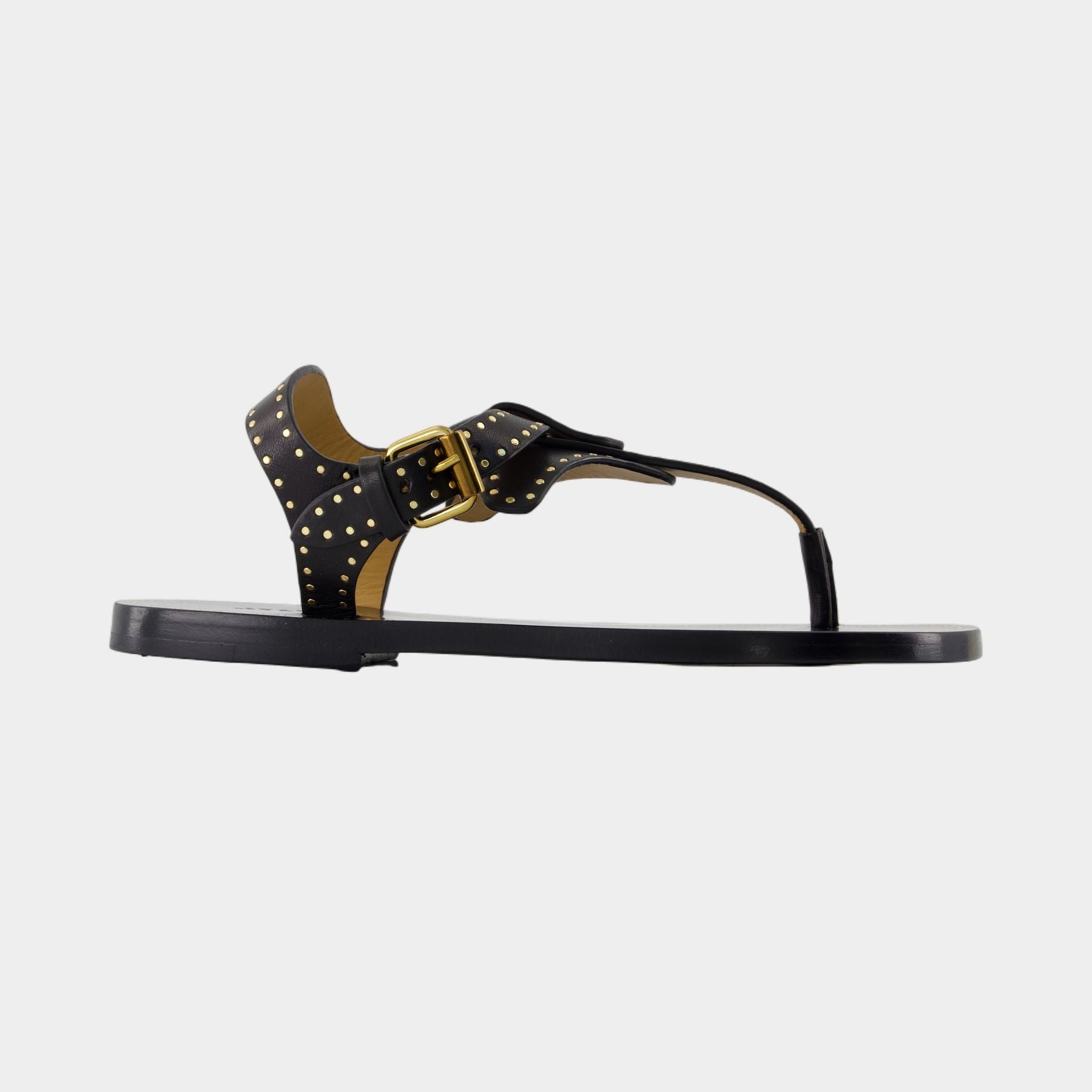 【関税込み】Joony Ge Sandals - Isabel Marant - Leather - Bla Joony Ge Sandals - Isabel Marant - Leather - Black