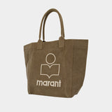 Yenky Gz Shopper Bag - Isabel Marant - Cotton - Khaki