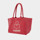 Yenky Zipped Gz Shopper Bag - Isabel Marant - Cotton - Red