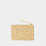 Praia Pouch Gc Pouch - Isabel Marant - Raffia - Beige