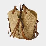 Tampa Mini Shoulder Bag - Isabel Marant - Raphia - Neutral