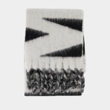 Loliana Gb Scarf - Isabel Marant - Wool - White