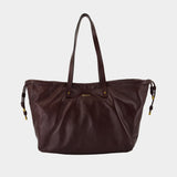 Silven Gb Shoulder Bag - Isabel Marant - Leather - Burgundy