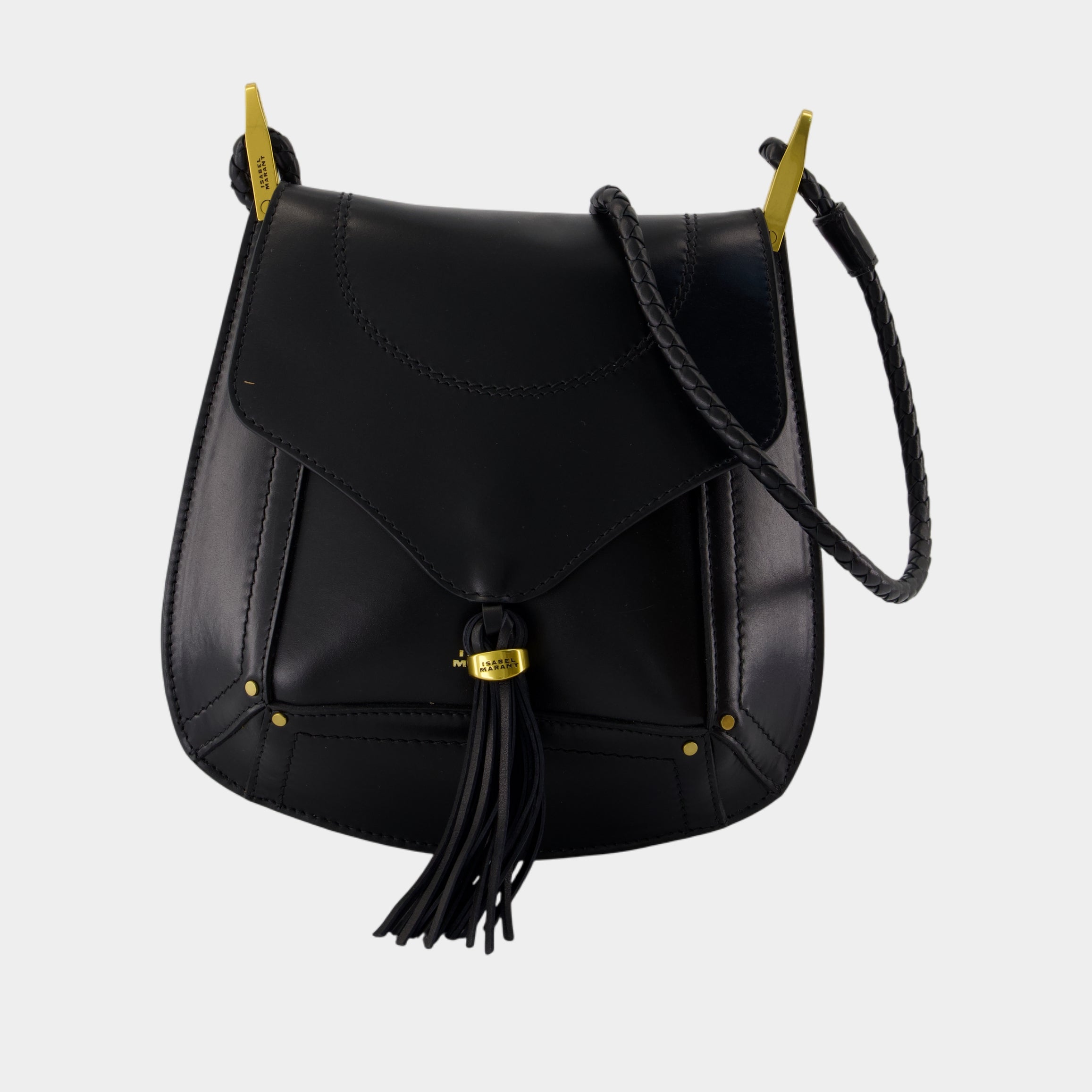 【関税込み】Anahi Gb Crossbody - Isabel Marant - Leather - B Anahi Gb Crossbody - Isabel Marant - Leather - Black