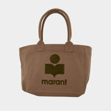 Yenky Gz Shopper Bag - Isabel Marant - Cotton - Khaki