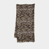 Madicia Gb Scarf - Isabel Marant - Wool - Neutral