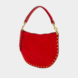 Oskan Gz Shoulder Bag - Isabel Marant - Leather - Red