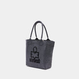 Small Yenky Gf Shopper Bag - Isabel Marant - Cotton - Grey