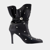 Lolya Gd Ankle Boots - Isabel Marant - Leather - Black