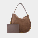 Oskan Soft Shoulder Bag - Isabel Marant - Leather - Brown