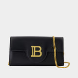 B-Buzz Wallet On Chain - Balmain - Leather - Black