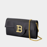 B-Buzz Wallet On Chain - Balmain - Leather - Black