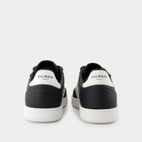 Swan Sneakers - Balmain - Leather - Black/White