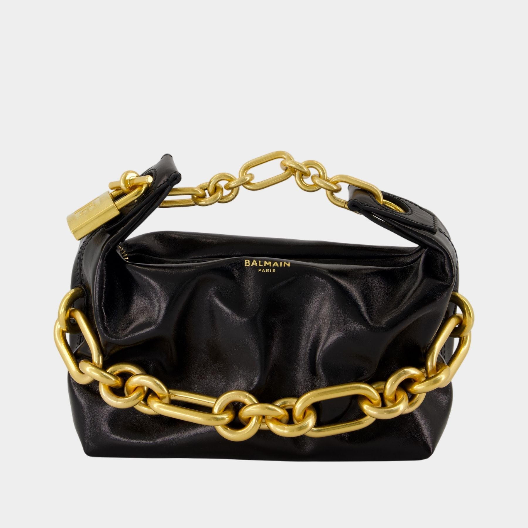 ショルダーバッグ・ポシェット Sync Mini Shoulder Bag - Balmain - Leather - Black Balmain Mini Leather Sync Shoulder Bag | Harrods US