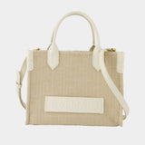 B-Army Shopper Bag - Balmain - Leather - Neutral