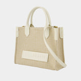 B-Army Shopper Bag - Balmain - Leather - Neutral