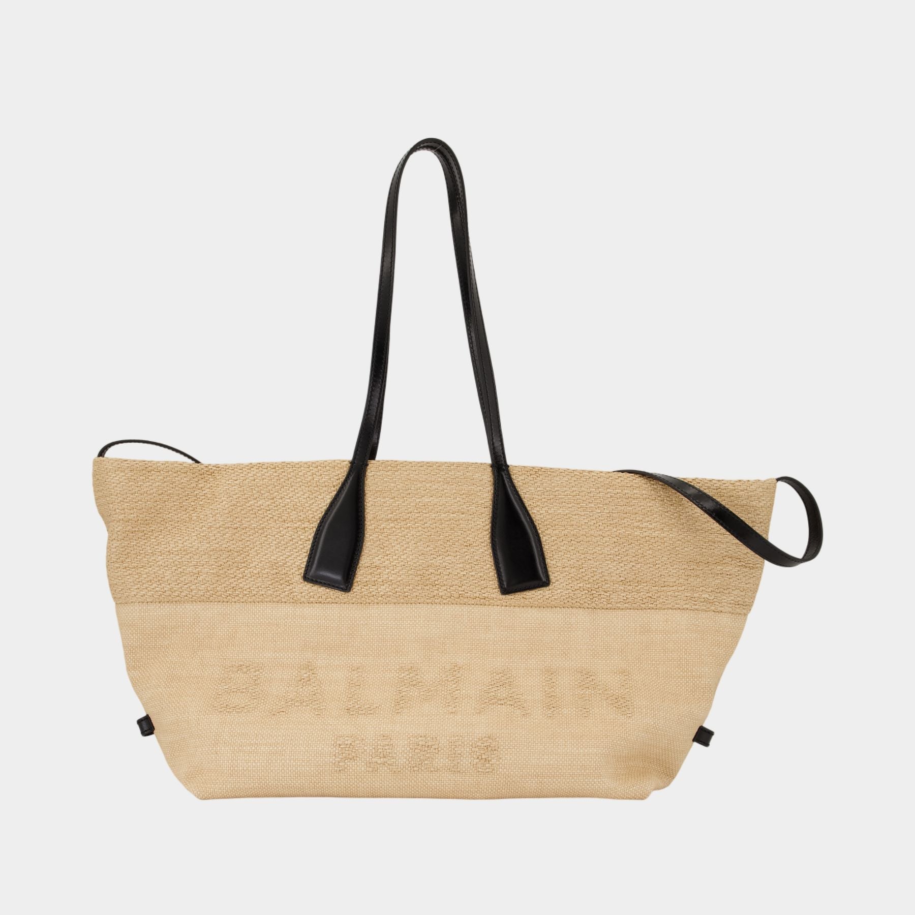 トートバッグ Track Shopper Bag - Balmain - Raffia - Neutral Track Shopper Bag - Balmain - Raffia - Neutral