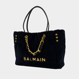 1945 Soft Sponge Shopper Bag - Balmain - Synthetic - Black